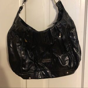 Jennifer Lopez Pleather Black Studded Purse